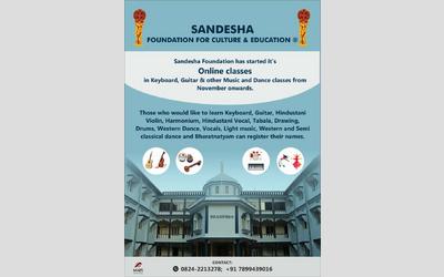 Sandesha Foundation started Online Classes