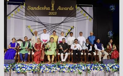 Sandesha Awards 2023 conferred on 9 Achievers